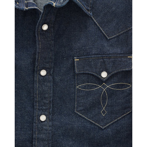 폴로 랄프로렌 Slim Fit Denim Western Shirt