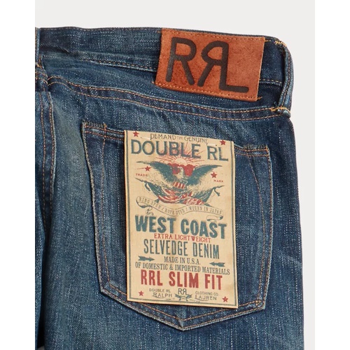 폴로 랄프로렌 Slim Fit Ridgecrest Selvedge Jean