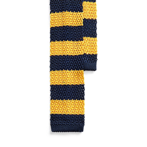 폴로 랄프로렌 Striped Knit Silk Tie