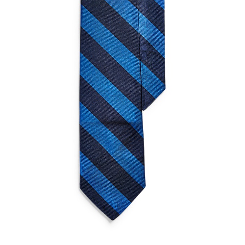 폴로 랄프로렌 Striped Silk Repp Narrow Tie