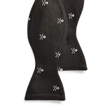 Skull-and-Bones Silk Bow Tie