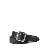 Hand-Burnished Leather Belt