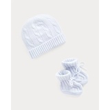 Cashmere Beanie & Bootie Set