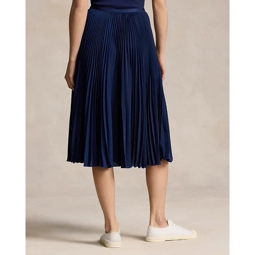 폴로 랄프로렌 Pleated Georgette Skirt