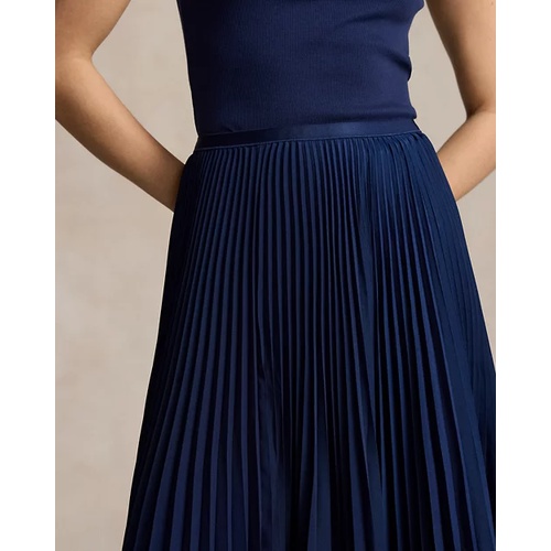 폴로 랄프로렌 Pleated Georgette Skirt