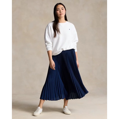 폴로 랄프로렌 Pleated Georgette Skirt