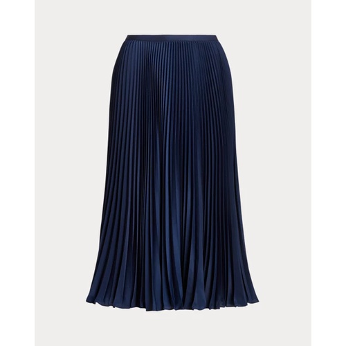 폴로 랄프로렌 Pleated Georgette Skirt