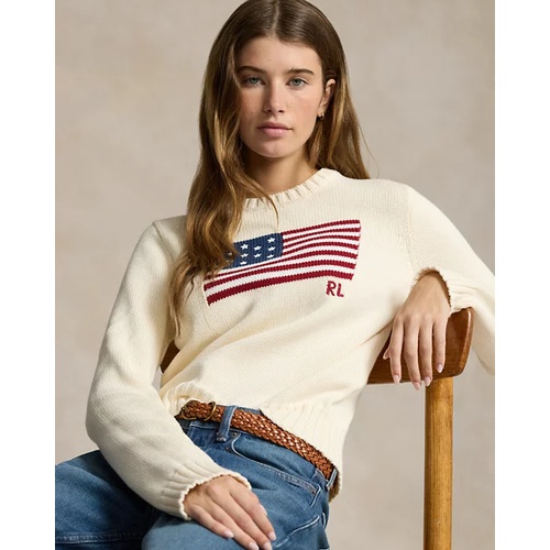 폴로 랄프로렌 Flag Cotton Crewneck Sweater