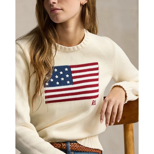 폴로 랄프로렌 Flag Cotton Crewneck Sweater