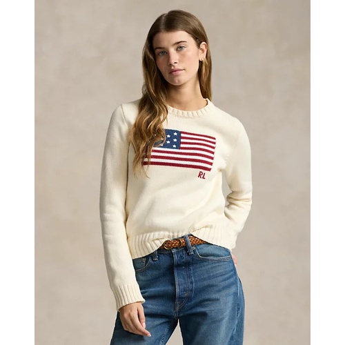 폴로 랄프로렌 Flag Cotton Crewneck Sweater