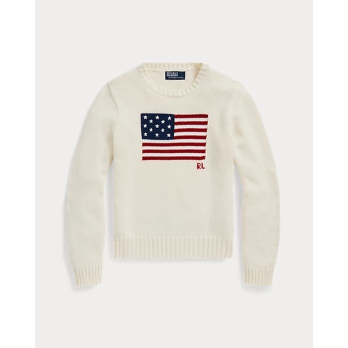 폴로 랄프로렌 Flag Cotton Crewneck Sweater