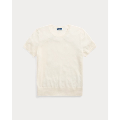 폴로 랄프로렌 Cashmere Short-Sleeve Crewneck Sweater