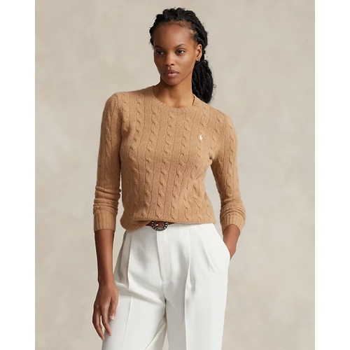 폴로 랄프로렌 Cable-Knit Wool-Cashmere Sweater