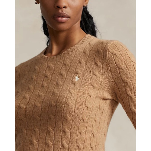 폴로 랄프로렌 Cable-Knit Wool-Cashmere Sweater