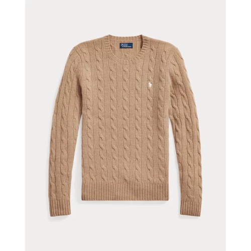 폴로 랄프로렌 Cable-Knit Wool-Cashmere Sweater