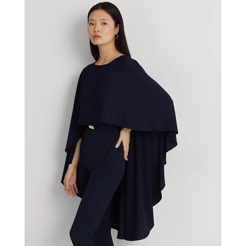 폴로 랄프로렌 Belted Cape Georgette Jumpsuit