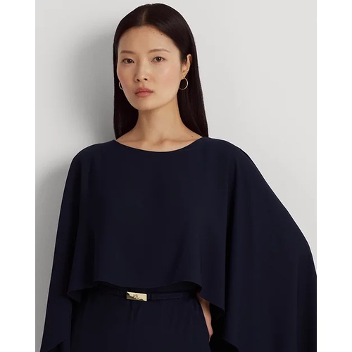 폴로 랄프로렌 Belted Cape Georgette Jumpsuit