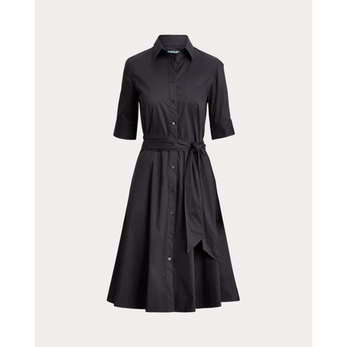 폴로 랄프로렌 Belted Cotton-Blend Shirtdress