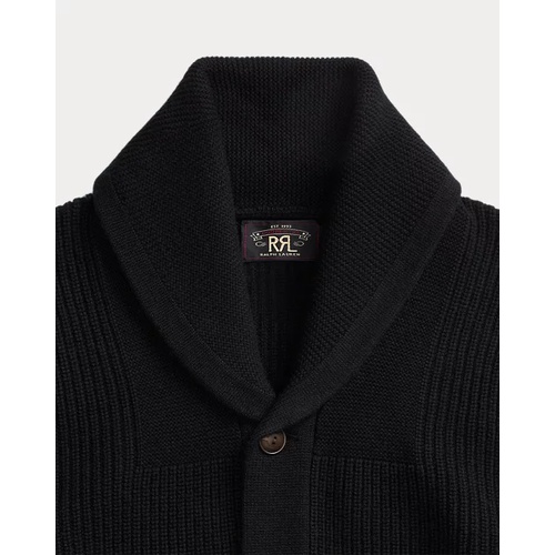 폴로 랄프로렌 Textured Cashmere Shawl-Collar Cardigan