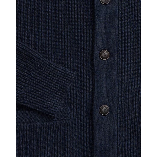 폴로 랄프로렌 Textured Cashmere Shawl-Collar Cardigan