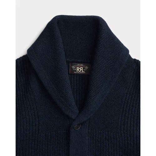 폴로 랄프로렌 Textured Cashmere Shawl-Collar Cardigan