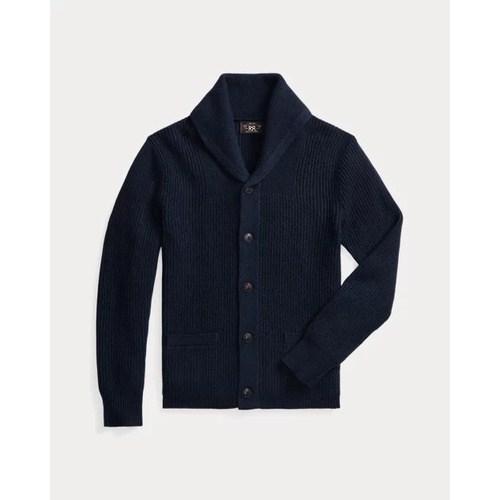 폴로 랄프로렌 Textured Cashmere Shawl-Collar Cardigan