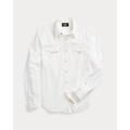 Slim Fit Poplin Western Shirt