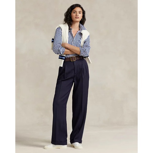 폴로 랄프로렌 Wool Wide-Leg Tuxedo Pant