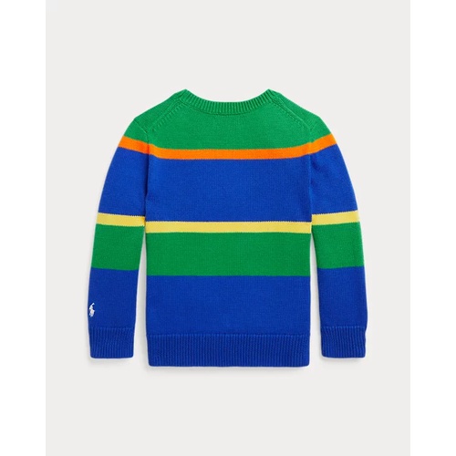 폴로 랄프로렌 Logo Striped Cotton Sweater