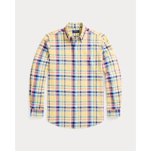 폴로 랄프로렌 Classic Fit Plaid Oxford Shirt