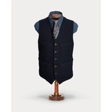 Indigo Herringbone Vest