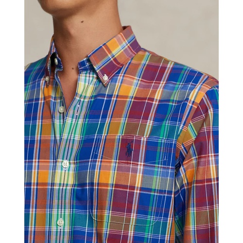 폴로 랄프로렌 Classic Fit Plaid Stretch Poplin Shirt