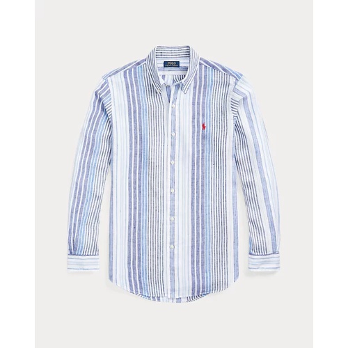 폴로 랄프로렌 Classic Fit Striped Linen Shirt