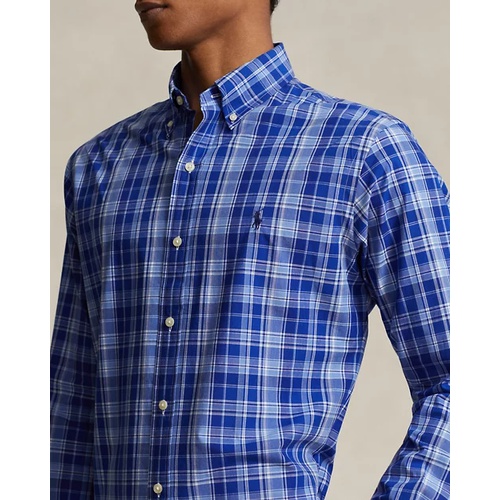 폴로 랄프로렌 Classic Fit Plaid Stretch Poplin Shirt