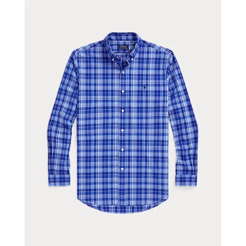 폴로 랄프로렌 Classic Fit Plaid Stretch Poplin Shirt