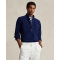 Classic Fit Indigo Oxford Popover Shirt