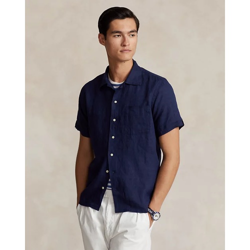 폴로 랄프로렌 Classic Fit Linen Camp Shirt