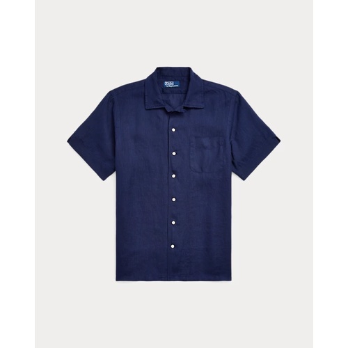 폴로 랄프로렌 Classic Fit Linen Camp Shirt