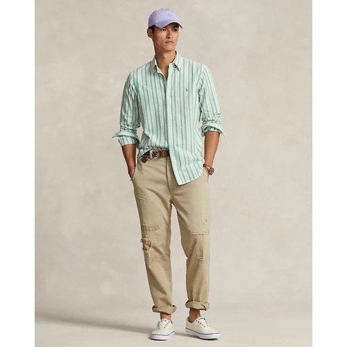 폴로 랄프로렌 Classic Fit Striped Oxford Shirt