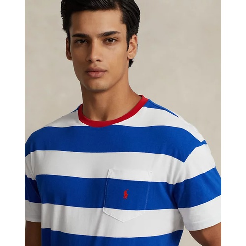 폴로 랄프로렌 Classic Fit Striped Jersey T-Shirt