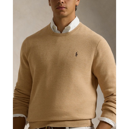 폴로 랄프로렌 Textured Cotton Crewneck Sweater