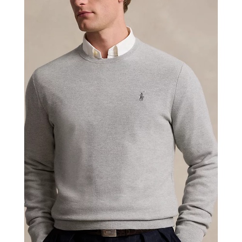폴로 랄프로렌 Textured Cotton Crewneck Sweater