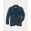 Cotton-Linen Denim Engineer Jacket