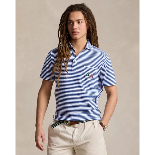 폴로 랄프로렌 Classic Fit Striped Lisle Polo Shirt