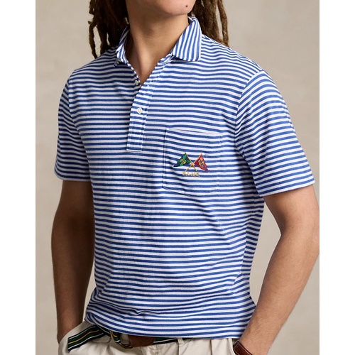 폴로 랄프로렌 Classic Fit Striped Lisle Polo Shirt