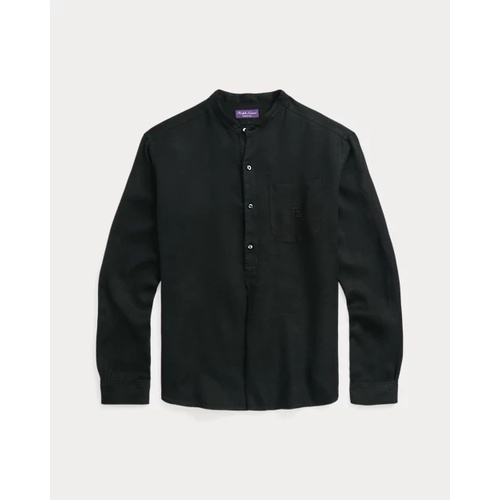 폴로 랄프로렌 Textured Linen Popover Shirt