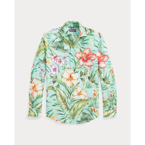 폴로 랄프로렌 Botanical-Print Linen Shirt