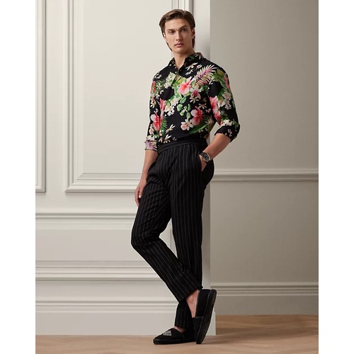 폴로 랄프로렌 Botanical-Print Silk Twill Shirt