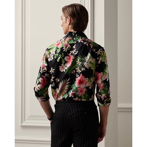 폴로 랄프로렌 Botanical-Print Silk Twill Shirt