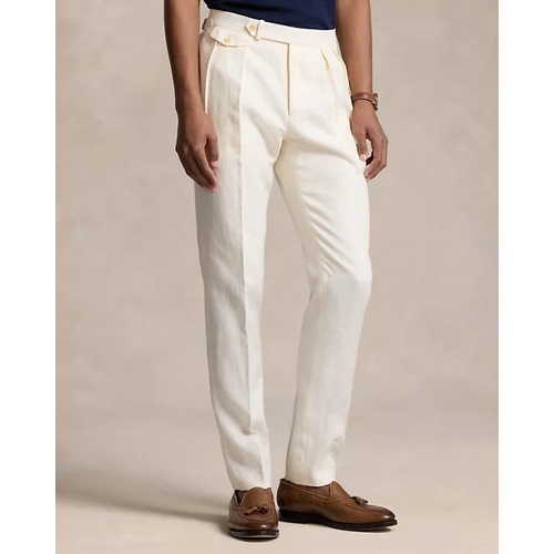 폴로 랄프로렌 Pleated Linen Trouser